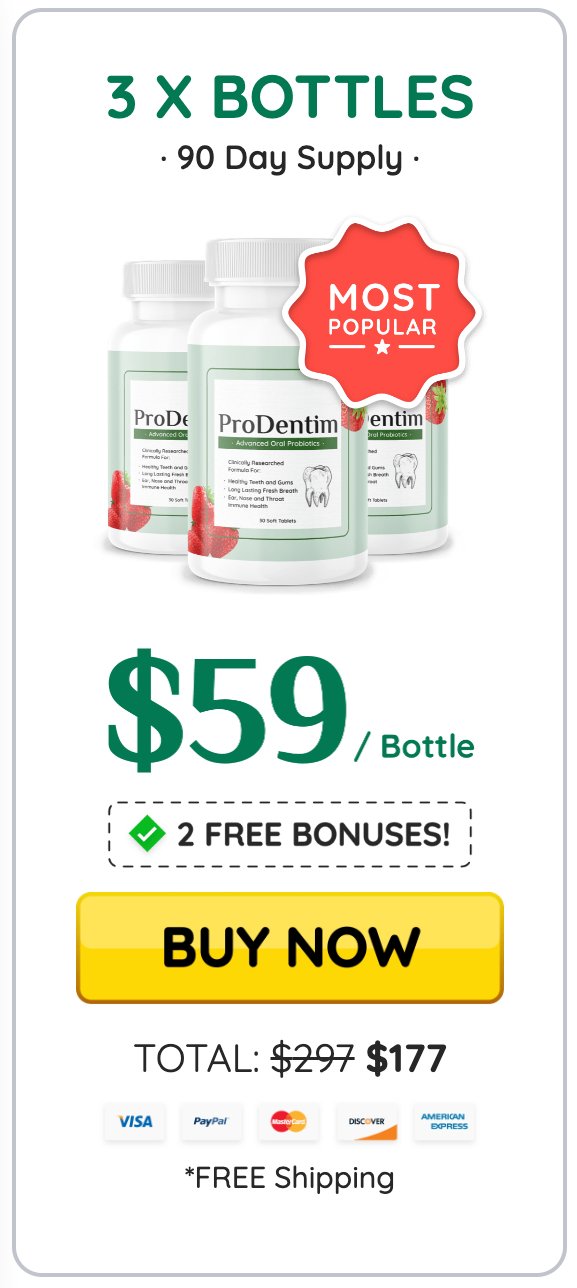 ProDentim.com - 3 Bottles